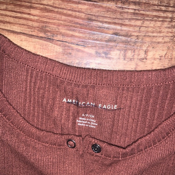 Brown American Eagle Button Down - Picture 4 of 4